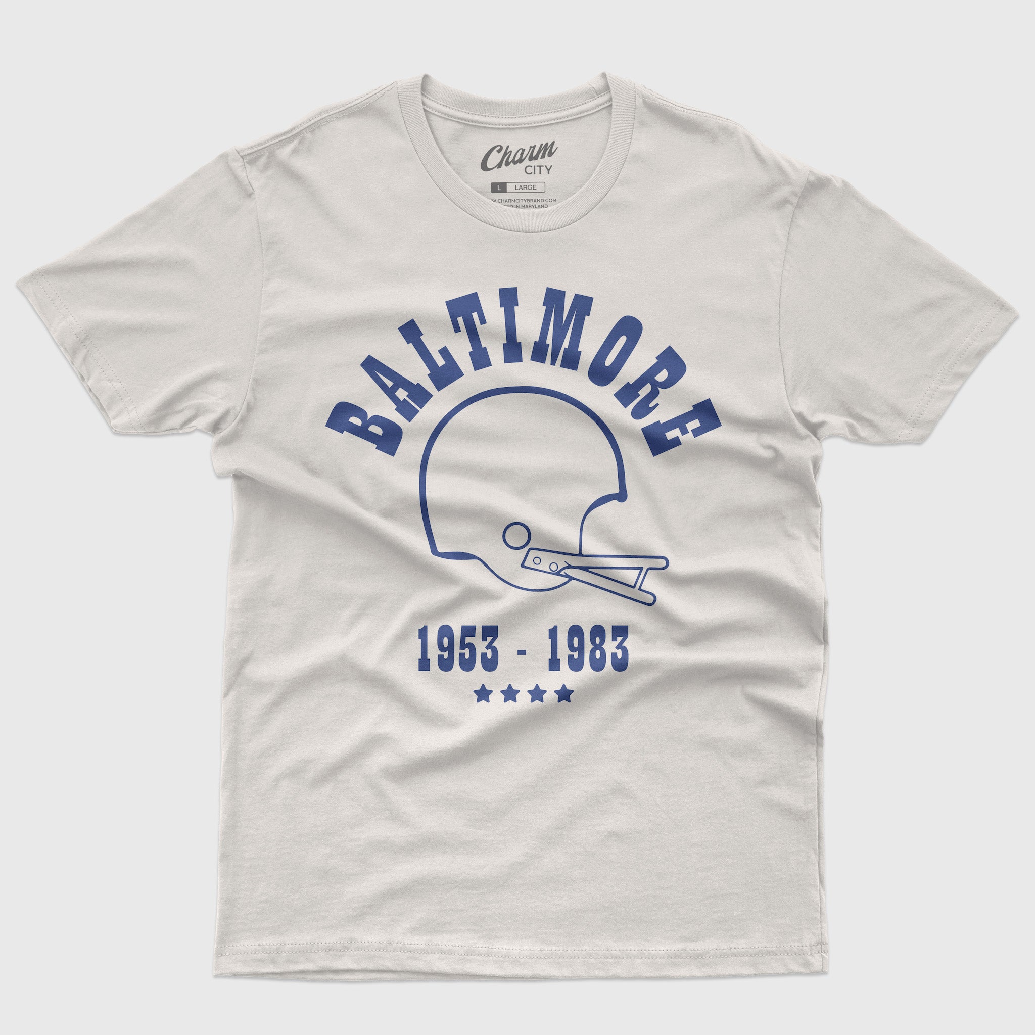 Charm City Brand: Apparel & Goods 1953 Baltimore Football T-Shirt S